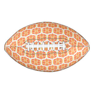 Sinaasappelbloemen, Bloempatroon, Bloemmotief American Football