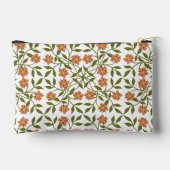 Sinaasappelbloemen, bloempatroon, groen, Boho Etui (Achterkant)