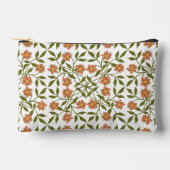 Sinaasappelbloemen, bloempatroon, groen, Boho Etui (Voorkant)