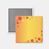 Sinaasappelbloemen Magneet (Voorkant / Achterkant)