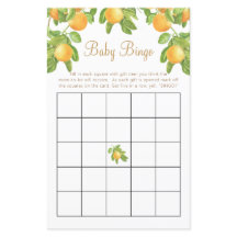 Sinaasappelbloesem Baby Shower Bingo Plezier