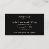 Sinaasappelbloesem Botanisch Visitekaartje (Achterkant)