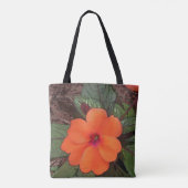 Sinaasappelbloesem Close-up Tote Bag (Achterkant)