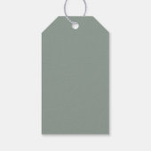 Sinaasappelbloesem Honing Bij Showertags Cadeaulabel (Achterkant)
