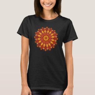 Sinaasappelbloesem Mandala T-shirt