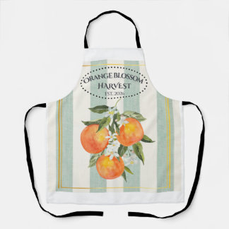 Sinaasappelbloesem - Mediterraan Citrus Etiket Schort