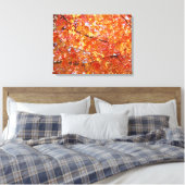 Sinaasappelboom Blad kunstprint geschenken Herfst Canvas Afdruk (Insitu (Slaapkamer))