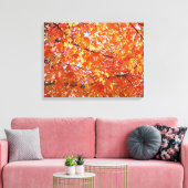 Sinaasappelboom Blad kunstprint geschenken Herfst Canvas Afdruk (Insitu (Woonkamer))