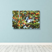 Sinaasappelboom Canvas Afdruk (Insitu (Houten vloer))