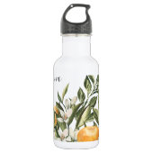 Sinaasappelboomgaard Citrus Botanisch Waterfles (Voorkant)
