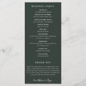 Sinaasappelboomgaard Citrus Botanische Trouw Programmakaart (Achterkant)