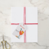 Sinaasappelcocktail Mexicaanse Bruiloftsfeest  Cadeaulabel (Met Touw)