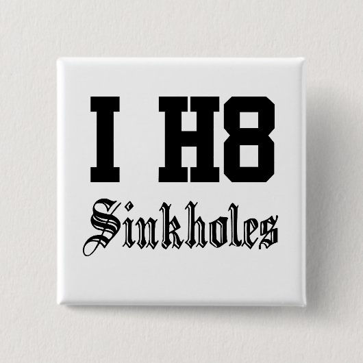 sinaasappelen vierkante button 5,1 cm (Voorkant)