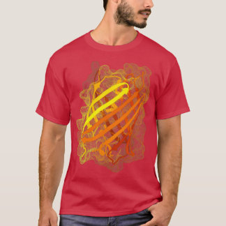 sinaasappelfluorescerend eiwit t-shirt