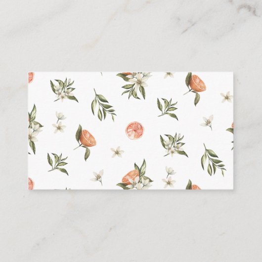 Sinaasappelkabouter Enclosure Card Informatiekaartje (Achterkant)