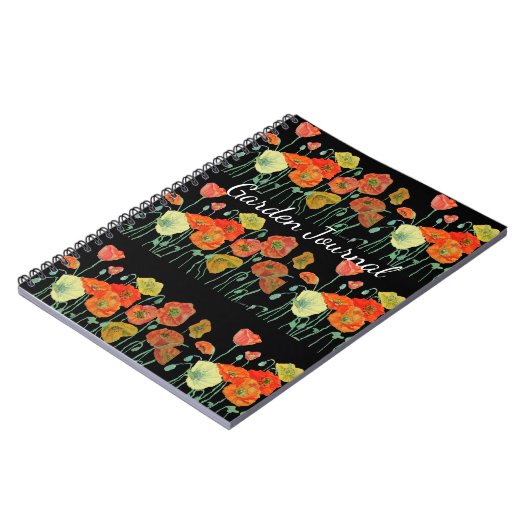 Sinaasappelklaproos bloemen tuin journaalboek notitieboek (Linkerzijde)