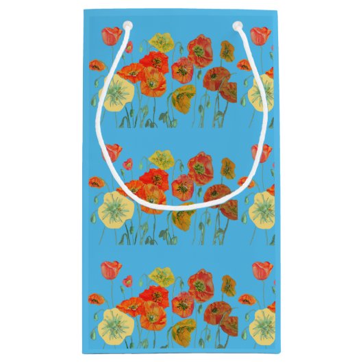 Sinaasappelklaproos klaprozen IJsland Bloemengesch Klein Cadeauzakje (Achterkant)