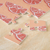Sinaasappelkleur Legpuzzel (Zijkant)