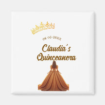 Sinaasappelkleurige quinceanera prinses kroon verj