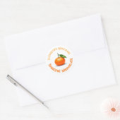 Sinaasappelmarmelade Ronde Sticker (Envelop)