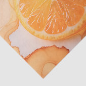 Sinaasappelplak Citruswerveling Tissuepapier (Detail)