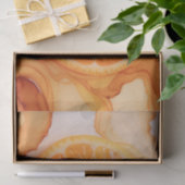 Sinaasappelplak Citruswerveling Tissuepapier (Geschenk)