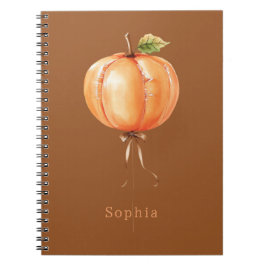 Sinaasappelpompoenballon Notitieboek