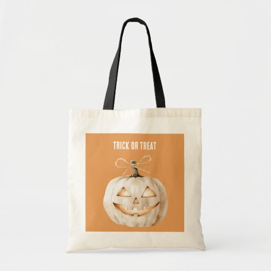 Sinaasappelpompoenbotten Tote Bag (Voorkant)