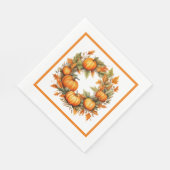 Sinaasappelpompoenen Servet (Hoek)