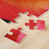 Sinaasappelroos bloem legpuzzel (Zijkant)