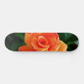 Sinaasappelroos bloem persoonlijk skateboard (Horizontaal)