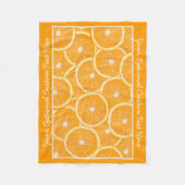 Sinaasappels aangepaste dekens (Voorkant)