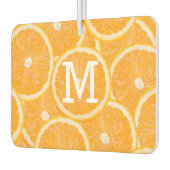 "Sinaasappels" aangepaste monogram airfreshner Luchtverfrisser (Links)