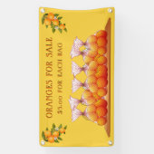 Sinaasappels aanpassen voor verkoop Prijs/tas aanp Spandoek (Verticaal)