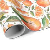 Sinaasappels Baby shower inpakpapier (Rol Hoek)