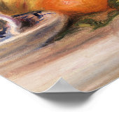 Sinaasappels Bananen en Teacup van Auguste Renoir Poster (Hoek)