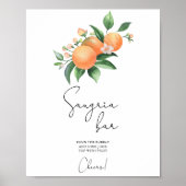 Sinaasappels - bar sangria poster (Voorkant)