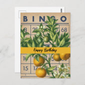  Sinaasappels Birthday Briefkaart (Voorkant / Achterkant)