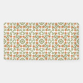 Sinaasappels bloemen, bloemenmotief, groen, boho spandoek (Horizontaal)