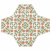 Sinaasappels bloemen, bloemenmotief, groen, boho voetbal (Enkel)