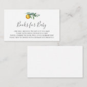 Sinaasappels Boeken voor de Kaart van het Tussenvo (Voorkant / Achterkant)