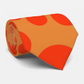 Sinaasappels bolletjes stropdas (Opgerold)