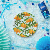 Sinaasappels Borden papier Papieren Bordje (Feest)