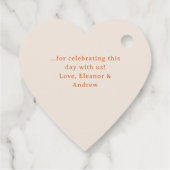 Sinaasappels Botanische Citrus Illustratie Baby sh Bedankjes Labels (Achterkant)