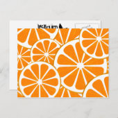 sinaasappels. briefkaart (Voorkant / Achterkant)