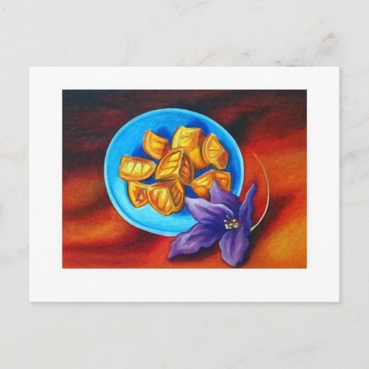 Sinaasappels-briefkaart Feestdagenkaart (Voorkant)