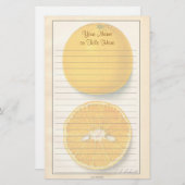  Sinaasappels briefpapier (Voorkant / Achterkant)