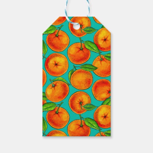 Sinaasappels Cadeaulabel (Voorkant)