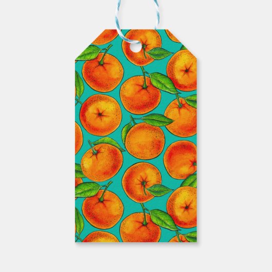 Sinaasappels Cadeaulabel (Achterkant)