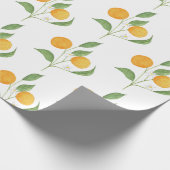 sinaasappels cadeaupapier (Hoek)